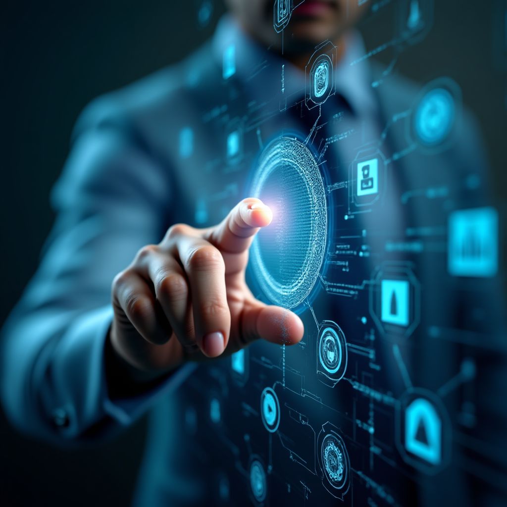 Abstrakte Visualisierung von Datenströmen und digitalen Netzwerken